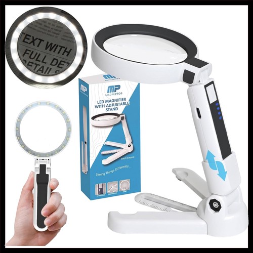 Large inch led magnifying - large, 4.3-inch
