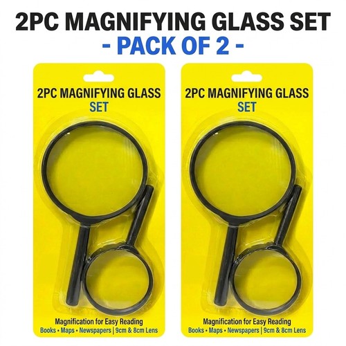 Pack 2pc magnifying glass - 2,