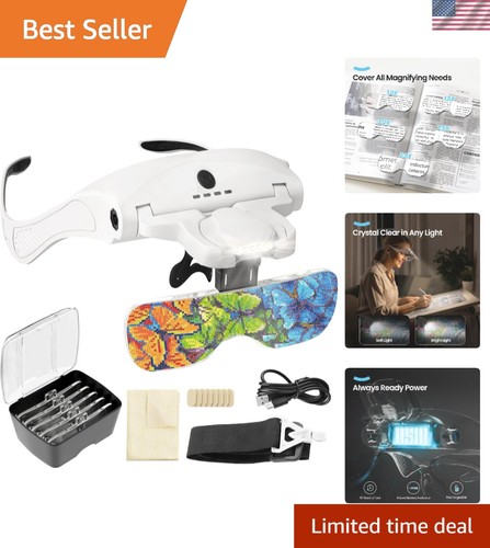 Hands free magnifying - hands-free, glass