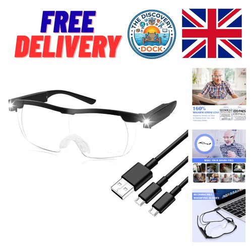 Hands free magnifier with - magnifier,