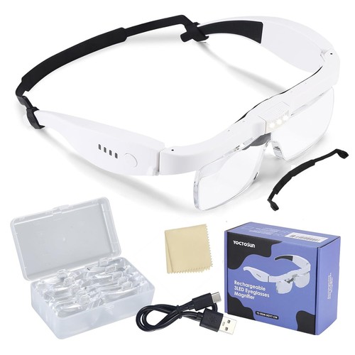 Head mounted magnifying - head-mounted,