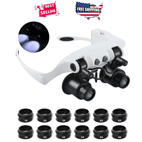 Head magnifying glasses - glasses, with