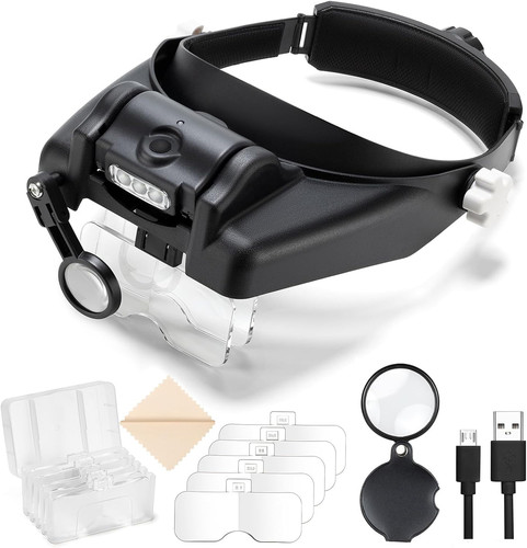 Hands free magnifying - magnifying, glasses