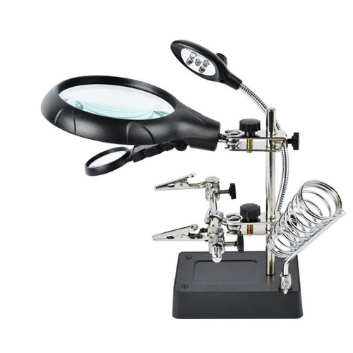 Desktop magnifying glass with - desktop,