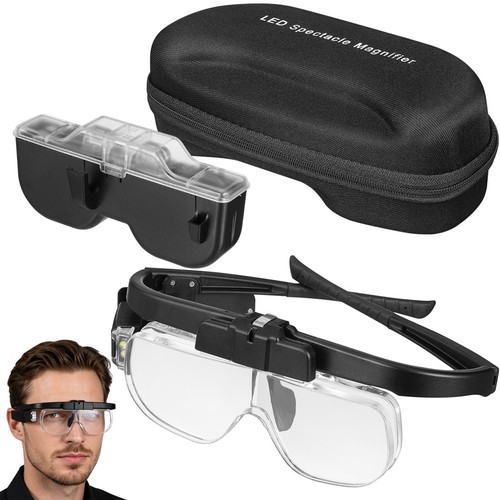 Lens head mounted magnifier - head-mounted,