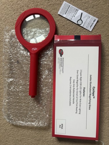 Magnifying glass with light - glass,