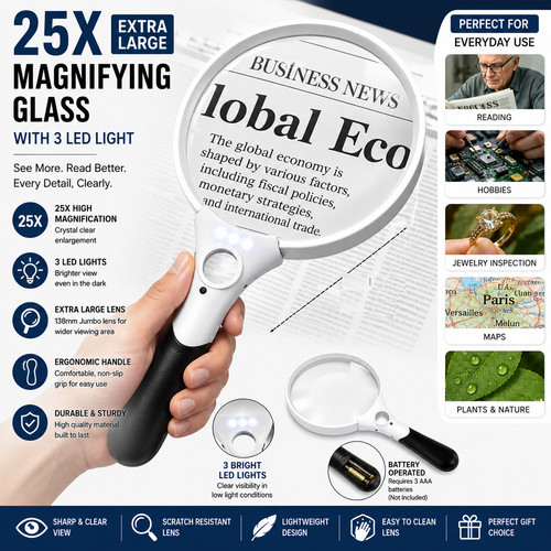 Extra large led - large, handheld