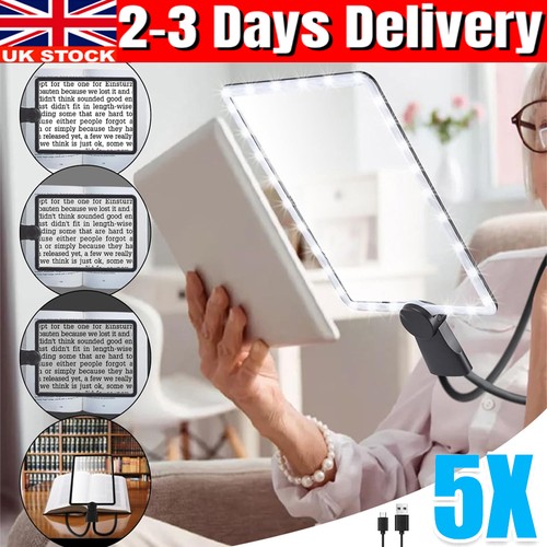 Rechargeable magnifying - 5x,