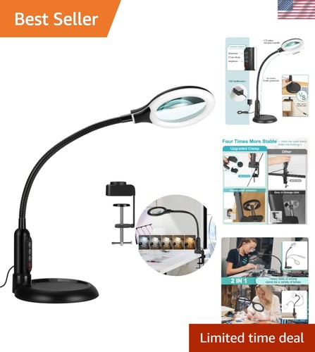 Lighted 10x magnifying glass - 10x,
