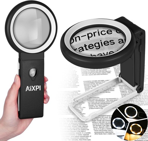 Magnifying glass with light - glass,
