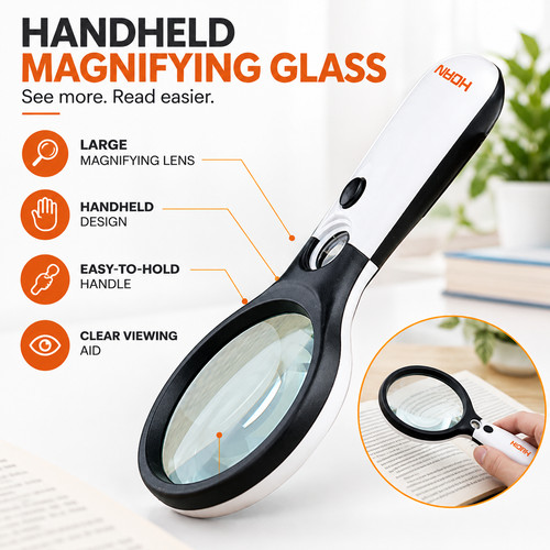 Handheld 45x magnifier - magnifier, reading