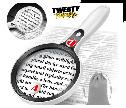 Large magnifying glass - magnifying, led
