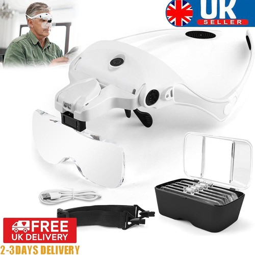 Magnifier glasses with led - magnifier,