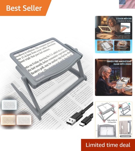 Elegant led magnifier with - 5x,