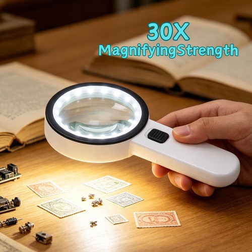 30x extra large magnifying - 30x,