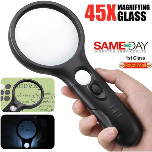 45x magnifier handheld - 45x, reading