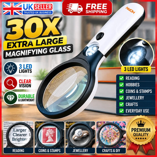 30x extra large magnifying - extra,