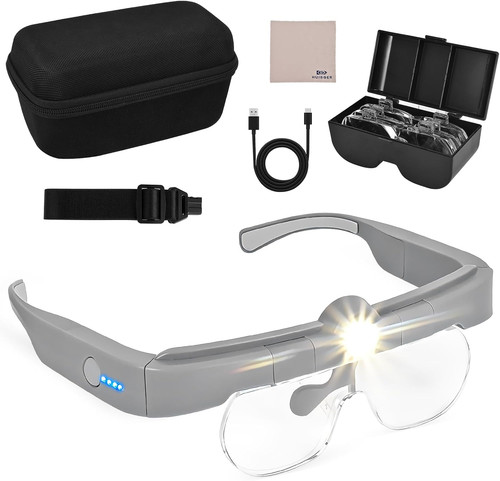 Head magnifying glass with - magnifying,