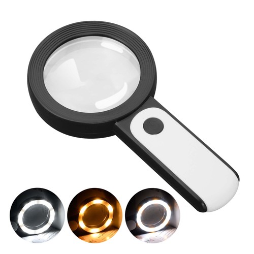 Magnifying glass with - glass, light