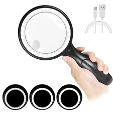 Handheld Magnifying Glass With