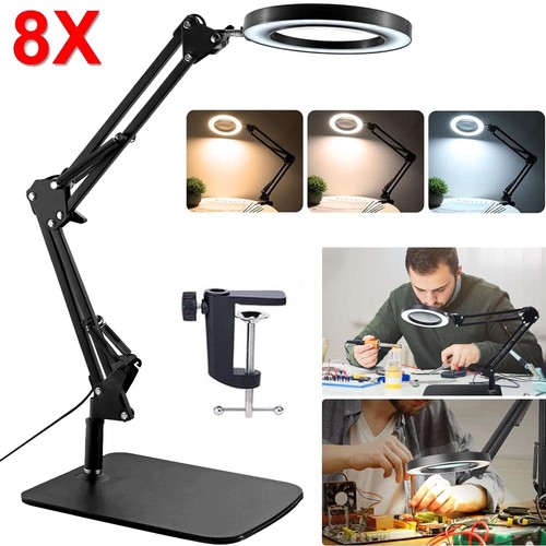 Magnifying glass with light - magnifying,