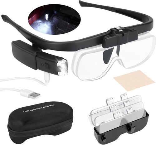 Head magnifying glasses - head, for