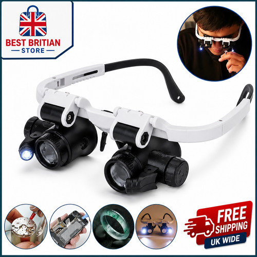 Head magnifier glasses led - magnifier,