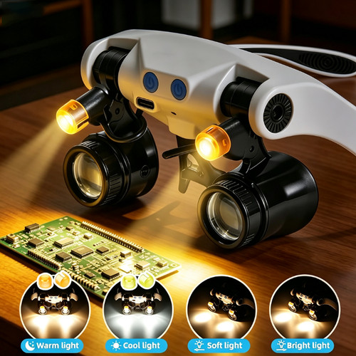 Magnifying glasses for - glasses, close