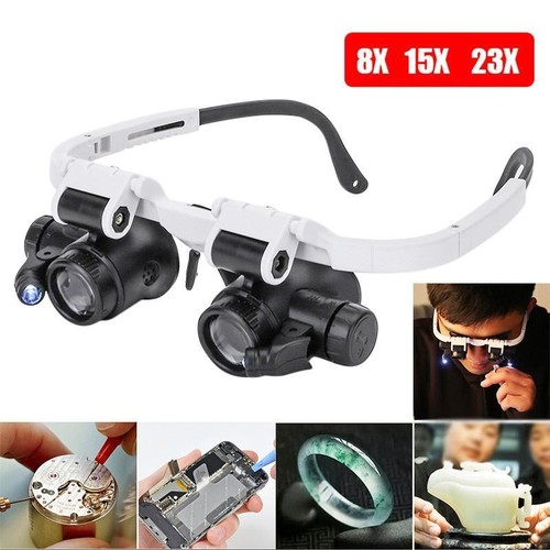 Head magnifier glasses led - magnifier,