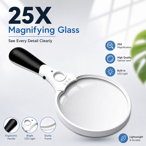 25x led handheld - 25x,