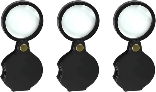 3pcs pocket magnifying glass - pocket,