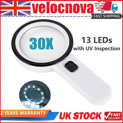 30x magnifying glass light - 30x,