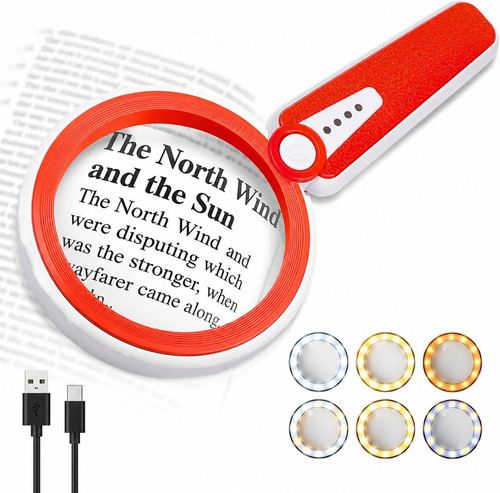 45x rechargeable magnifying - rechargeable,