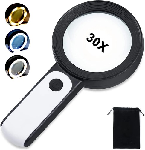 30x led magnifying glass - 30x,