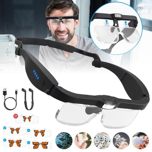 Head mount magnifying glass - head,
