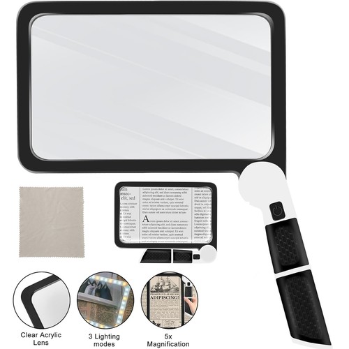 Led magnifying glass magnifier - led,