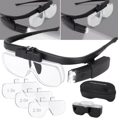 Magnifier glasses with led - magnifier,