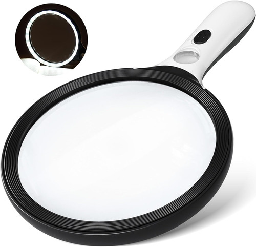 Magnifying glass with light - magnifying,