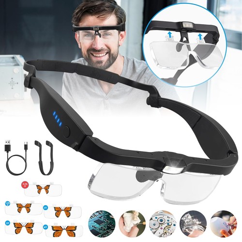 Magnifying glass headset - magnifying,
