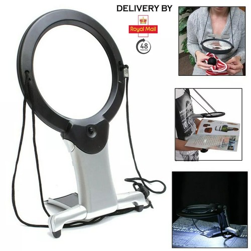 Large magnifying glass with - large,